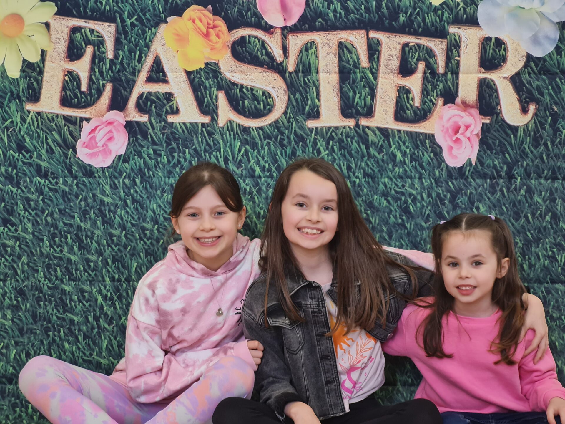 three young girls